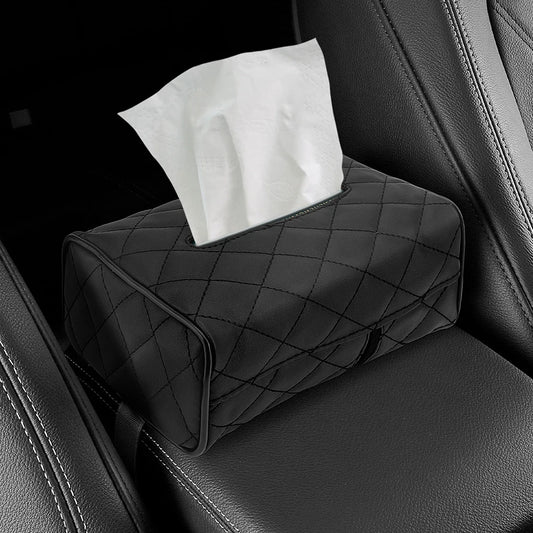 Car Leather Tissue Paper Box Holder