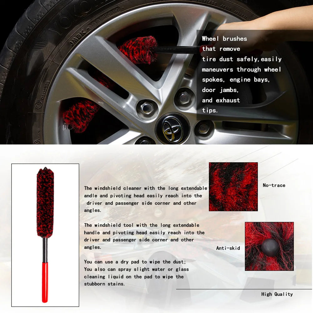 Faux Wool Car Grooming Brush