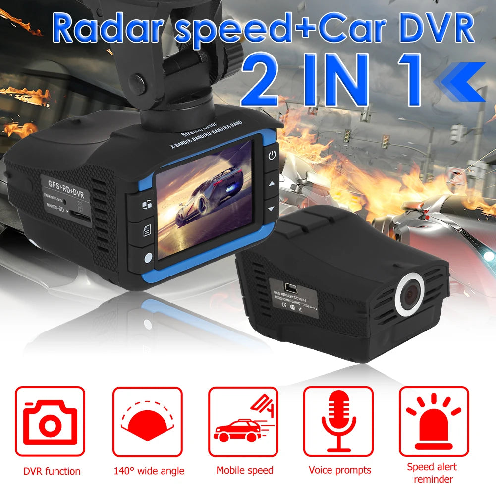 2 in 1 Dash Cam Anti Radar Detector