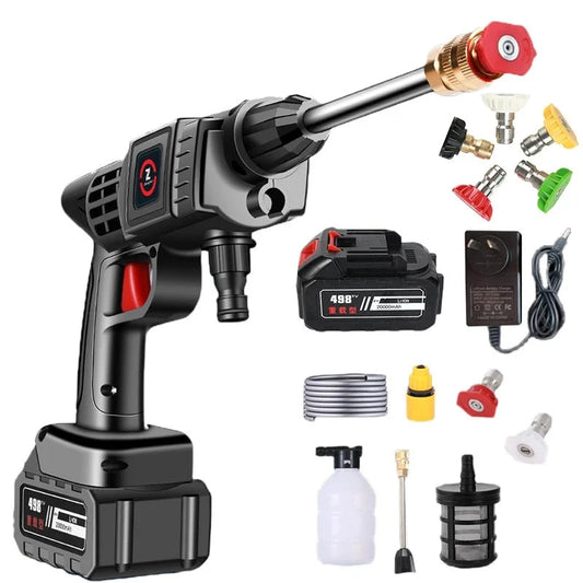 50BAR Cordless High Pressure Cleaner Gun