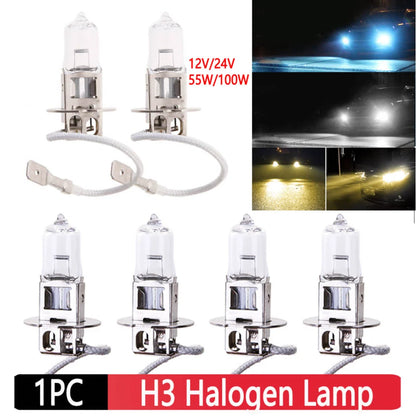 H3 Halogen White Car Fog Light