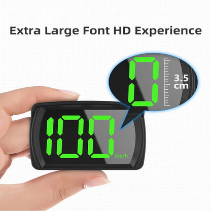 Big Font Digital GPS Speed Meter Clock