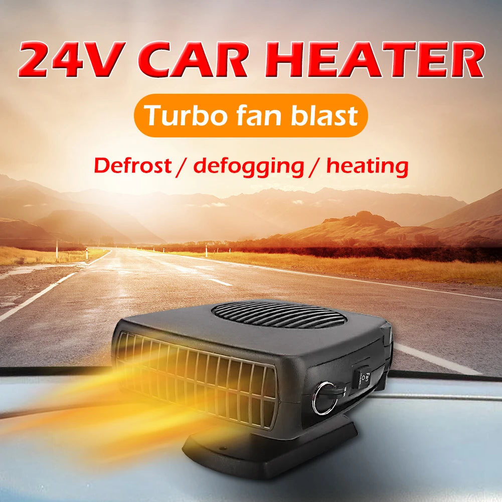 2-in-1 12V Car Heater Electric Heating Fan