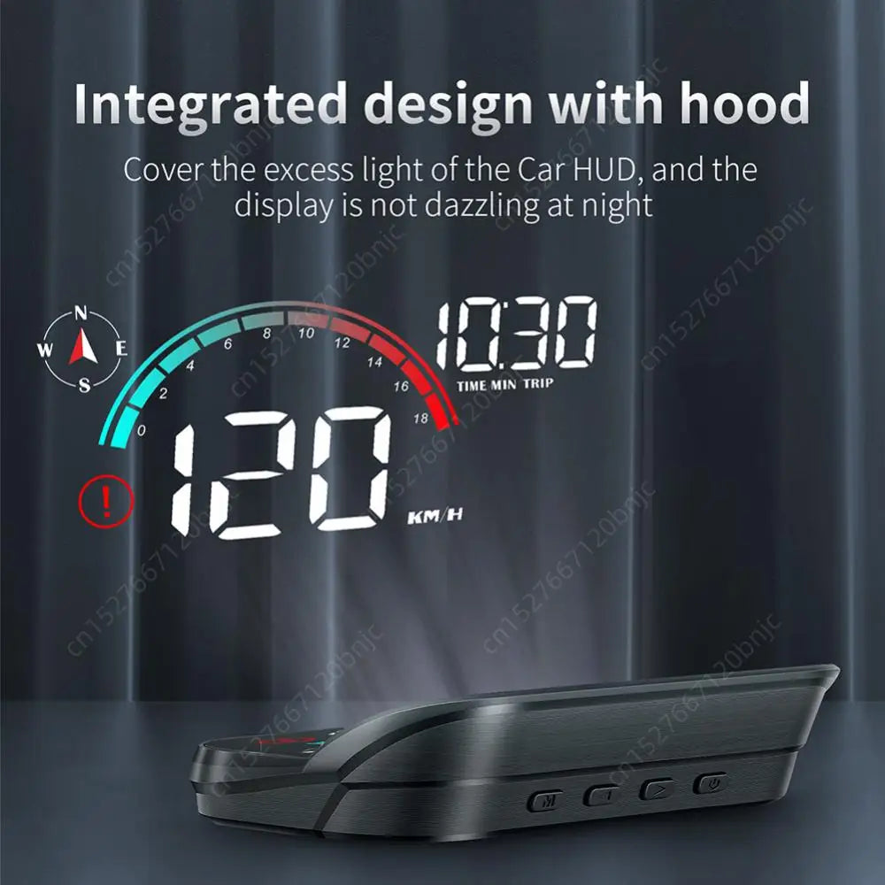 Car GPS HUD LCD Display