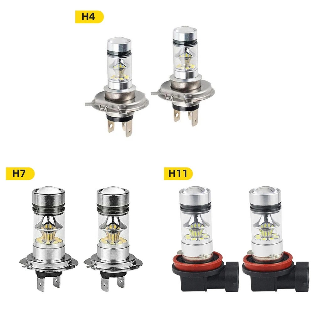 2pcs LED Headlight Bulb