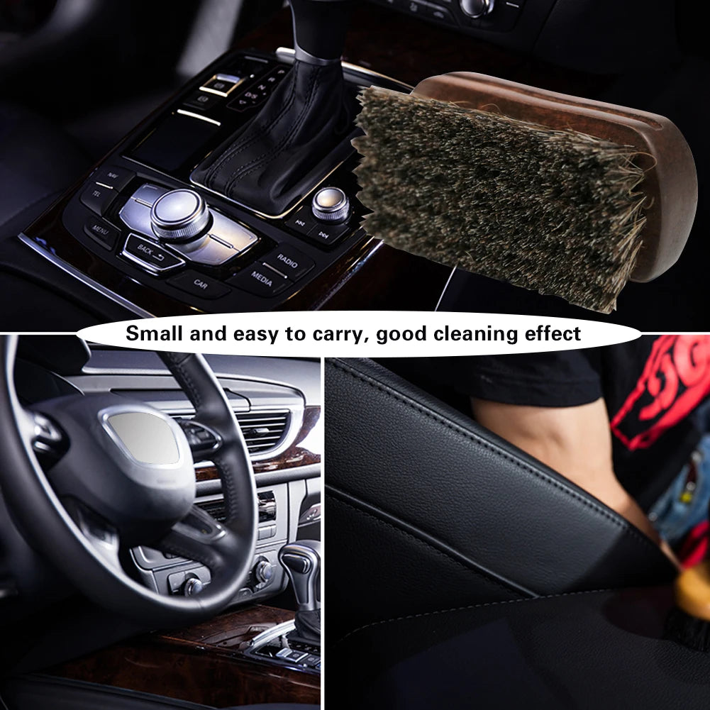 1-10PCS Horsehair Detailing Brush for Car