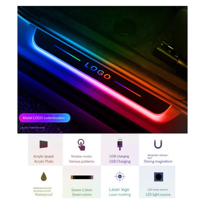 LED Door Sill Scuff Streamer Light