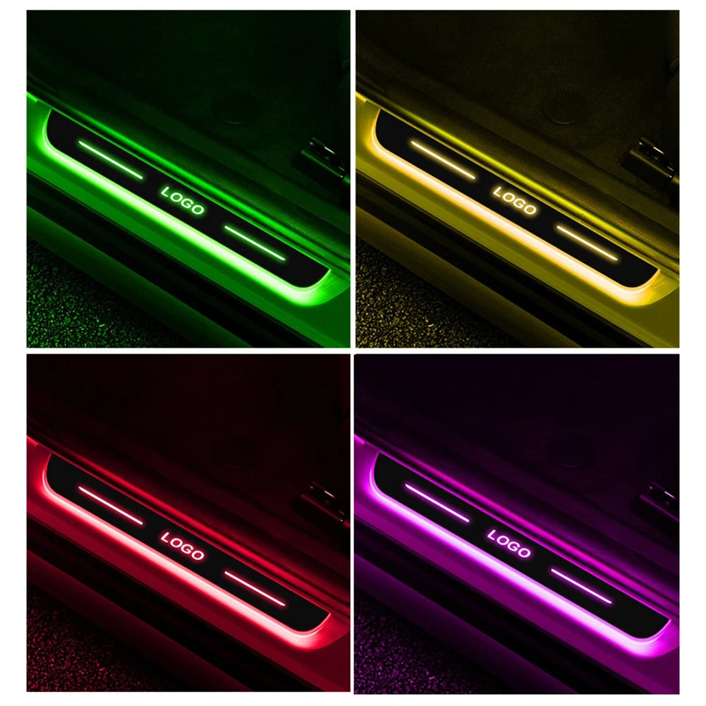 LED Door Sill Scuff Streamer Light