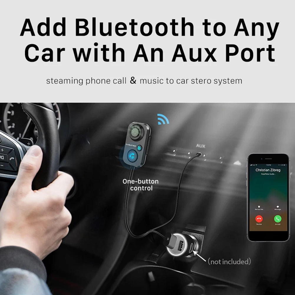 Car Bluetooth 5.0 Receiver Auto BT Transmitter